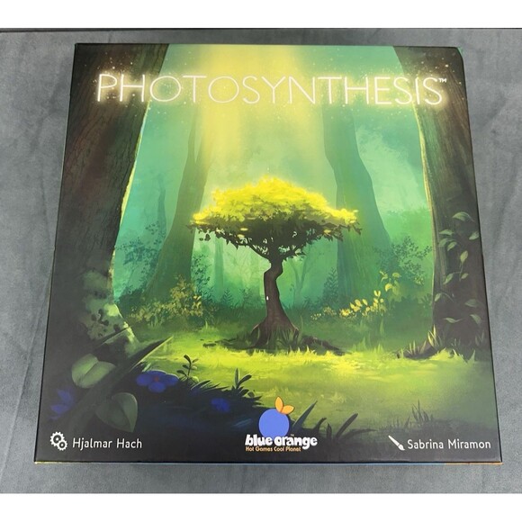 Photosynthesis Board Game Blue Orange Abstract Strategy Game Complete Unpunched - Picture 1 of 5